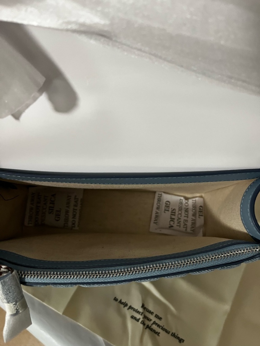 Kate Spade Deco Quilted Suede Shoulder/ Crossbody Bag -NWT - Picture 8 of 15